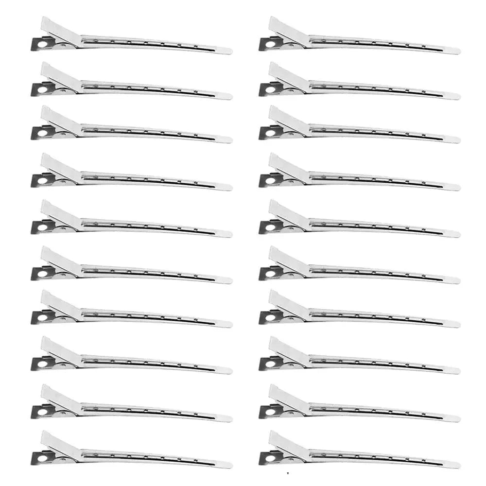 Women’s Metal Hair Care Clips – Steel Hairdressing Sectioning Clamps for Styling & Barber Use