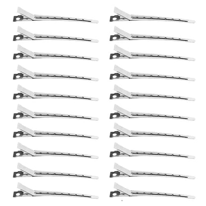 Women’s Metal Hair Care Clips – Steel Hairdressing Sectioning Clamps for Styling & Barber Use