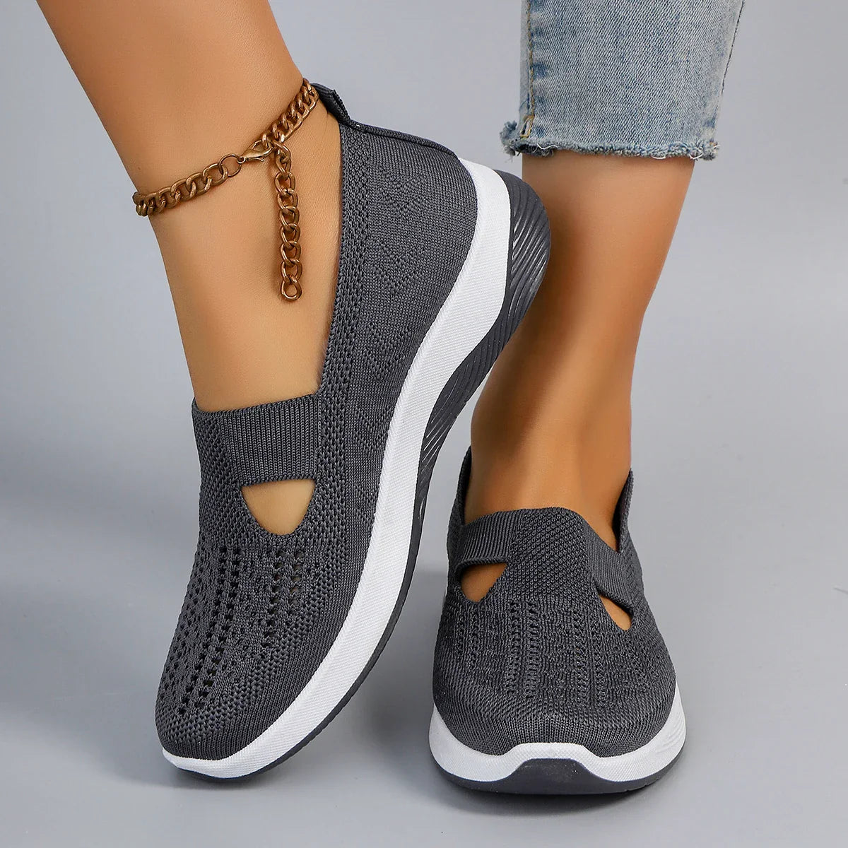 Spring Women's Sports Shoes – Breathable, Lightweight, Non-Slip, Wear-Resistant Casual Sneakers