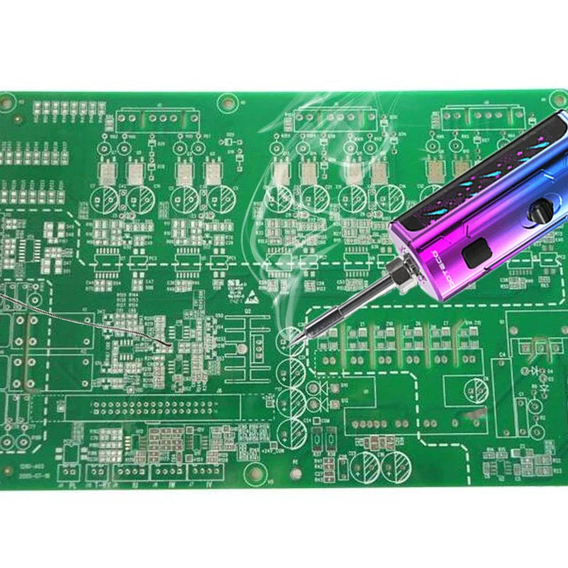 DOTECO Tik30 Portable Electric Soldering Iron – 400mAh Welding Tool with Variable Voltage