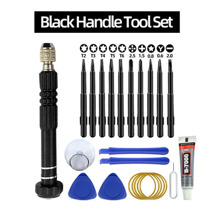 Mobile Phone Repair Tool Kit – Screwdriver, Tablet Battery Disassembly, Screen Opening & Dust Cleaning Set with Small Pentagon Tools