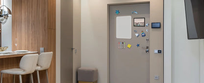 A2 Magnetic Dry Erase Whiteboard for Fridge – 23.6" x 16.5" Board with 8 Markers & Eraser