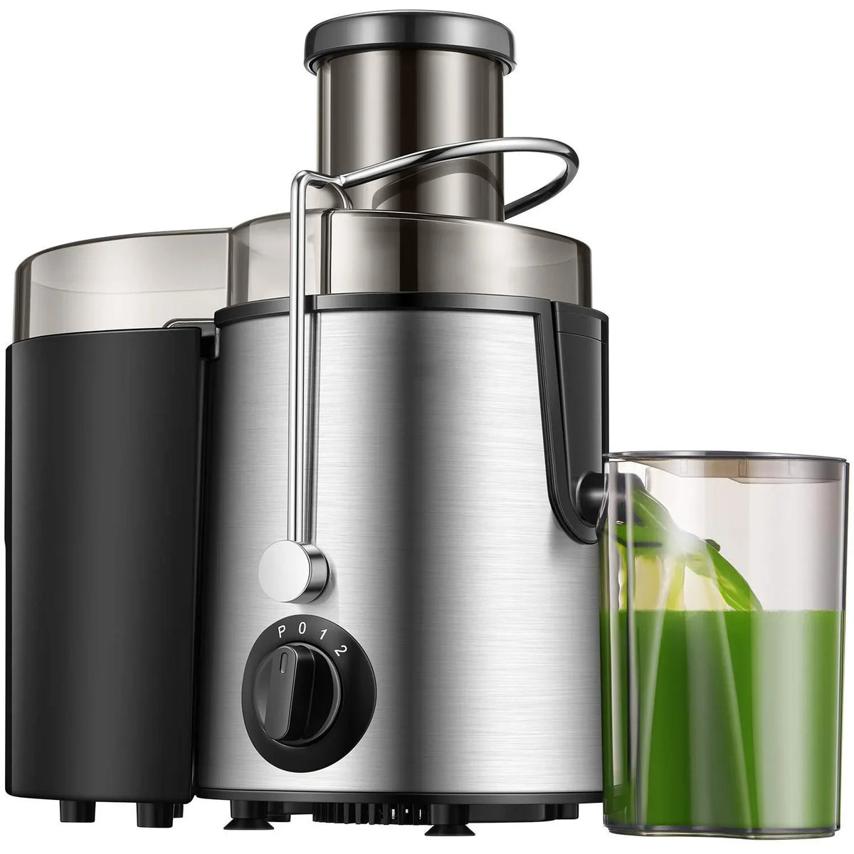 Stainless Steel Centrifugal Fruit Juicer – 800W Powerful Motor, Large Mouth for Fruits & Vegetables, Easy to Clean