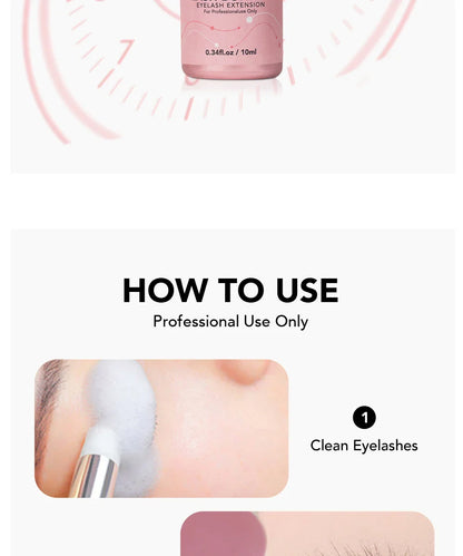 NATUHANA Lash Bonder – Waterproof, Oil-Proof Eyelash Extension Sealant with Long-Lasting Retention and Glue Accelerator