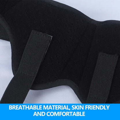 Adult Hernia Pain Relief Recovery Belt - Inguinal Groin Support with Inflatable Hernia Bag and 2 Removable Compression Pads