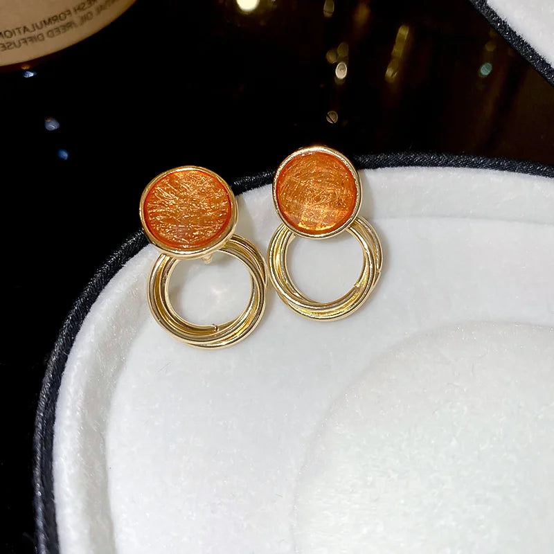 Women’s Light Luxury Zircon Stud Earrings – Flower Leaf Design with Imitation Pearl for Elegant Party & Wedding Jewelry