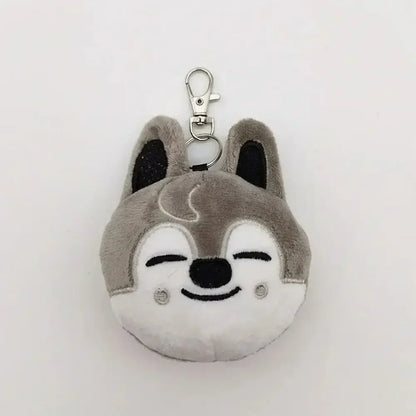 Kpop SKZOO Plush Keychain – Cute Dog Pendant Toy for Kids, Backpack Hanging, Birthday Gift
