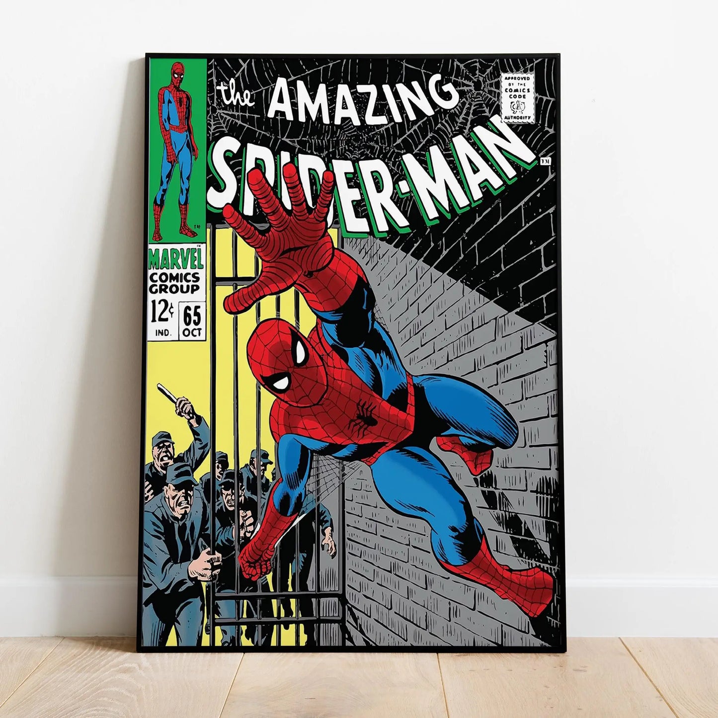 Spider-Man Comic Book Covers Poster - Comic Print Wall Art Gift for Superhero Fans