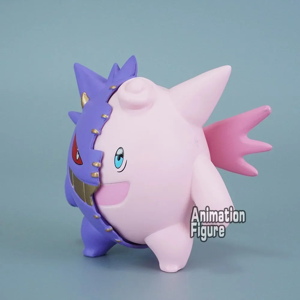 7.5cm Anime Pokémon Figures – Gengar & Clefable PVC Action Toys for Kids Collection & Gifts