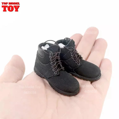 1/6 Scale Male Combat Boots – Long & Short Model Shoes for 12" Action Figure, Soldier Doll Body, In Stock