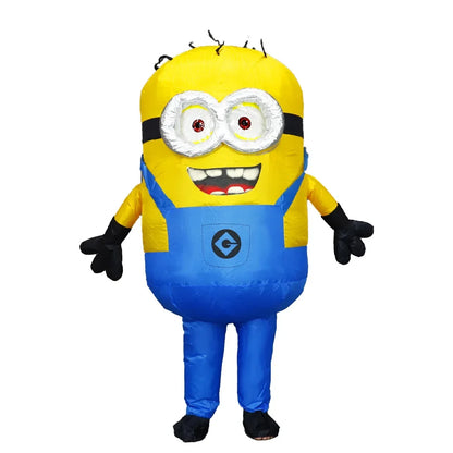Inflatable Robot Costume - Adult Cartoon Mascot Cosplay Outfit for Halloween, Parties & Events