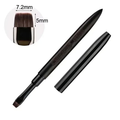 Wood Gel Painting Brush – Nail Art Brush for Gel Tip Extension, Acrylic Builder, UV Gel Nails Manicure Accessory
