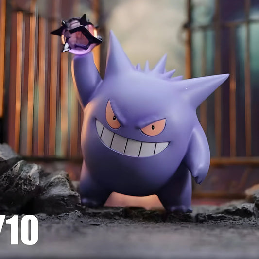 Pokemon Gengar Mini Figure – Anime Action Toy for Car Decoration, Birthday Gift & Collection
