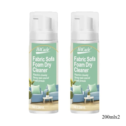 Fabric Sofa Foam Dry Cleaner – Multi-Functional No-Water Stain Remover for Upholstery, Carpet, Curtains & Clothing Care