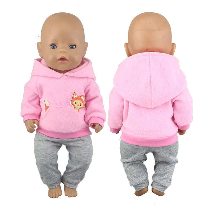 2023 New Doll Outfit Set – Cute Jumpers & Rompers for 17-Inch / 43cm Baby Reborn Dolls