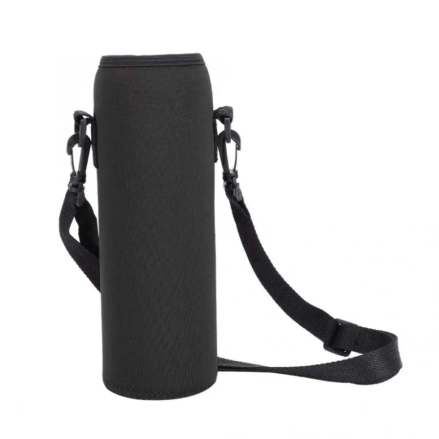 1L Neoprene Water Bottle Carrier Bag - Insulated Bottle Cover Pouch with Adjustable Shoulder Strap
