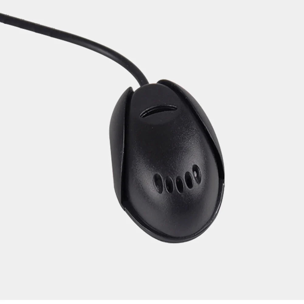3.5mm Wired Car Microphone Mini – Hands-Free Audio Mic for Stereo, DVD & Radio Player (Paste Mount)