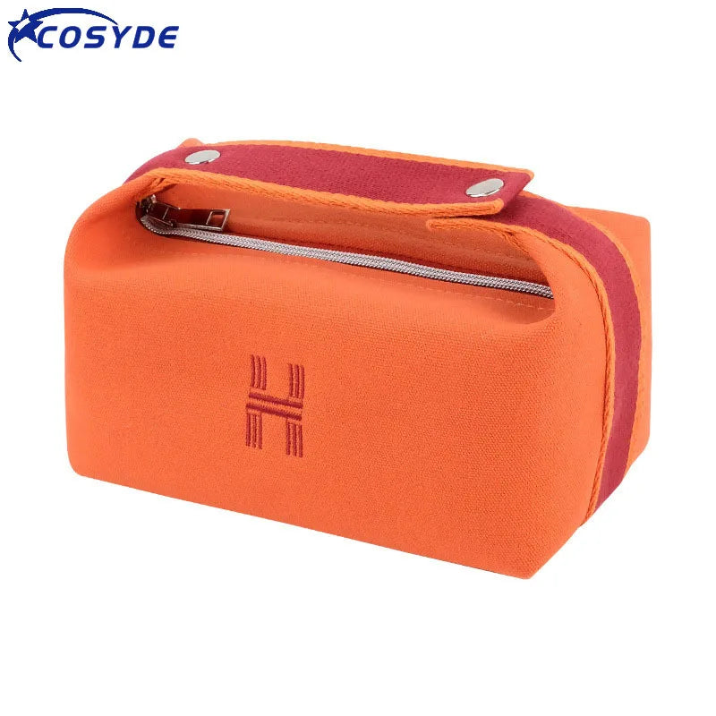 Waterproof Travel Cosmetic Bag - Outdoor Dustproof Zipper Handbag for Ladies Toiletries Storage - Simple and Convenient Accessories
