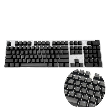 104PCS Universal Mechanical Keyboard Keycaps – Ergonomic Blank Replacement for Cherry MX Backlit Keyboards