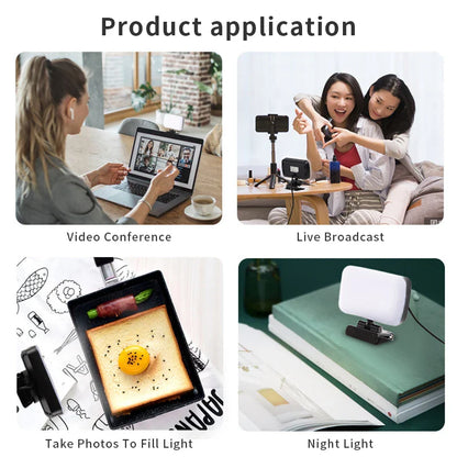 Video Conference 6500K Portable LED Light Cube – Laptop Webcam Light for Zoom Calls, Live Streaming & Video Lighting