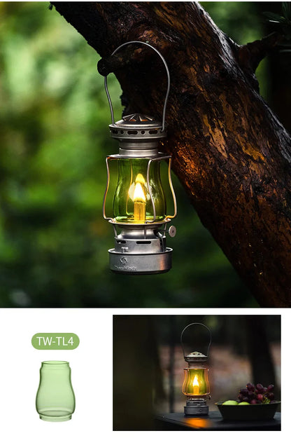ThousWinds Twilight Kerosene Camping Lantern – Portable Retro Oil Lamp for Outdoor Picnic and Backpacking