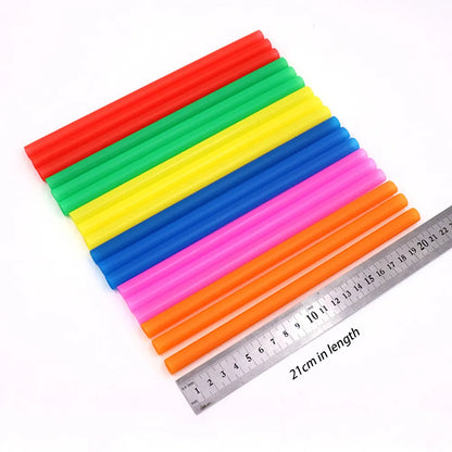 100pcs Thick Milkshake Straws - 210x11mm Boba Tea Smoothie Straws for Drinks, Cafes & Bar Beverage Accessories