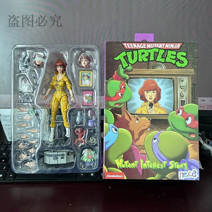 NECA Version 2.0 Female Reporter Action Figure — Yellow Clothes Collectible GK Statue Model Toy, Christmas Gift