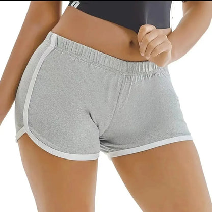 Women's Sports Shorts: Casual Loose Straight Pants with High-Waist Design - Thin, Anti-Walking Three-Point Yoga Hot Pants