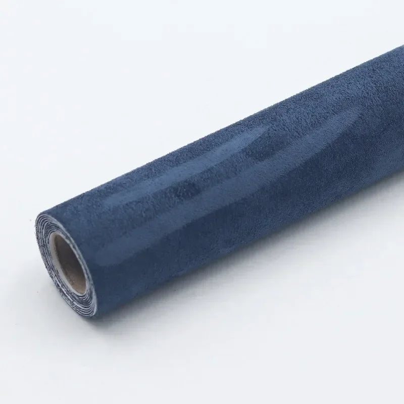 Self-Adhesive Suede Leather Fabric Roll - 50x300cm Velvet Cloth for Car Interior Modification, Door Panels, DIY Craft & Upholstery Projects
