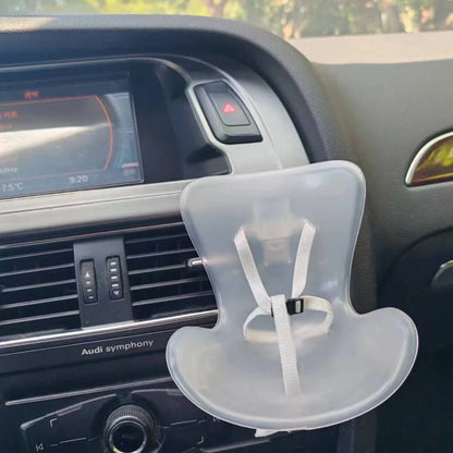 Labubu Car Doll Safety Seat – Kawaii Plush Aromatherapy Air Freshener for Ob11 & Dolls up to 18cm
