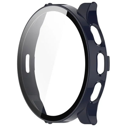 Tempered Glass Case for Garmin Venu 3/3S – Smartwatch Protective Cover with Screen Protector Bumper Shell