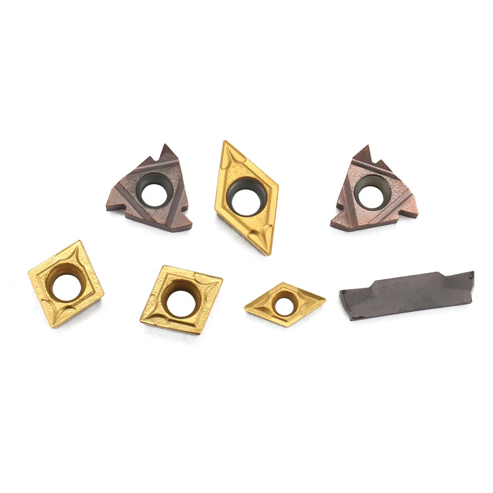 8-16mm Lathe Turning Tool Holder — Boring Bar & CNC Metal Cutter Rod with Shank and Inserts