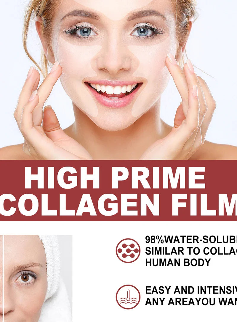 Collagen Membrane for Eye Rejuvenation – Lightens Wrinkles, Dark Circles & Bags, Firming & Moisturizing Skin