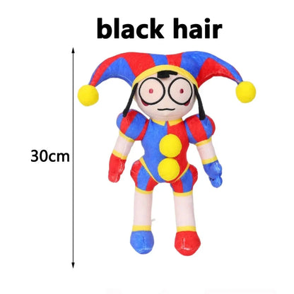 The Amazing Digital Circus Pomni Plush Doll – Soft Anime Clown Toy for Kids Christmas Gift
