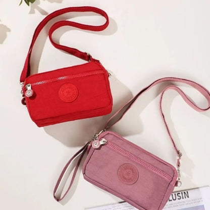 Women’s Large Capacity Handbag – Fashionable Portable Crossbody & Shoulder Bag with Zipper, Messenger Style