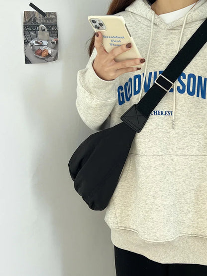 Fashion Women's Large Capacity Crossbody Shoulder Bag – Casual, Simple & Versatile Down Cotton Design