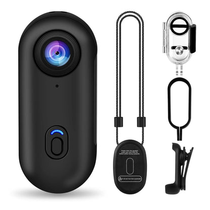 Pocket 4K Mini Magnetic Camera – Wearable Waterproof WiFi Cam for Cycling, Vlogging & Home Use