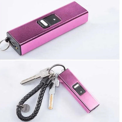 Rechargeable Mini Flashlight – Outdoor Self-Defense Tool for Women, Compact Anti-Wolf Safety Device