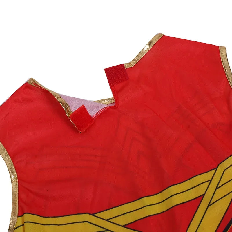 Deluxe Wonder Woman Anime Costume for Girls – Dawn of Justice Superhero Halloween Fancy Dress Cosplay