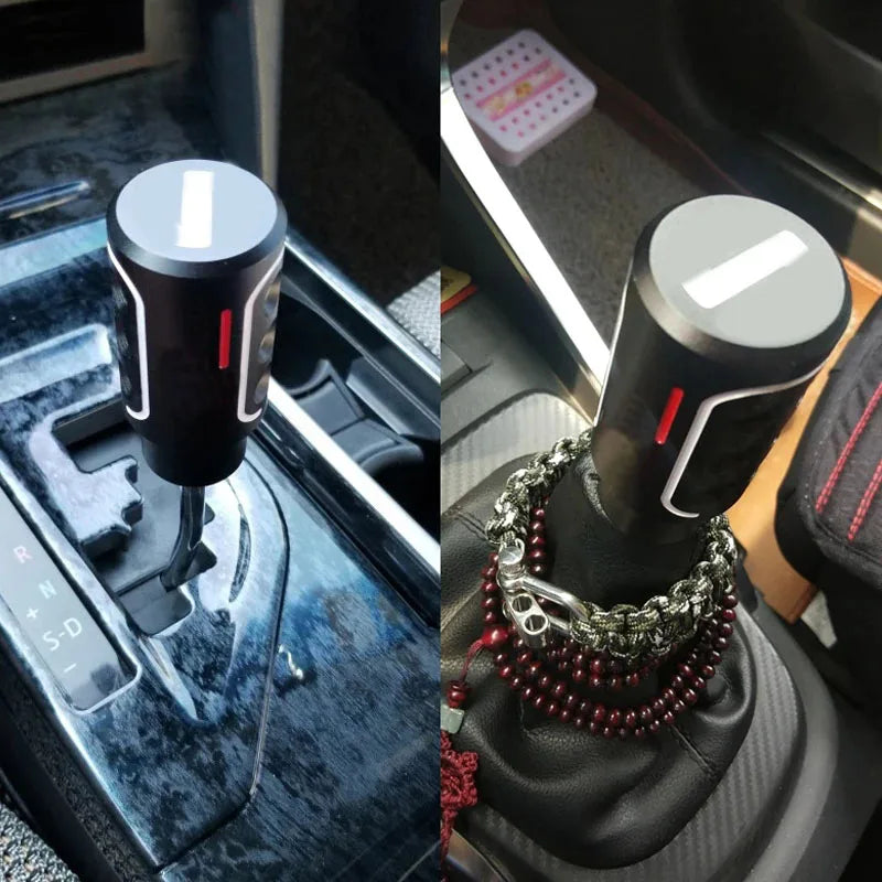 Newest Aluminum Gear Shift Knob — Manual & Automatic Car Metal Gear Lever Replacement