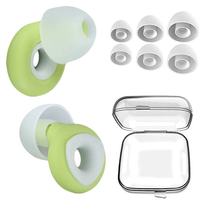 Anti-Noise Silicone Earplugs — Sleep, Noise Reduction, Waterproof Swimming, Soft Soundproof Ear Protectors