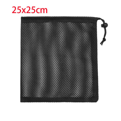 Durable Nylon Mesh Drawstring Bag – Multi-Purpose Outdoor Travel Storage Pouch for Camping Gear