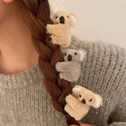 Koala Bear Hair Clips – Animal Hair Claw Clip & Barrettes for Cute Hair Decoration and Accessories