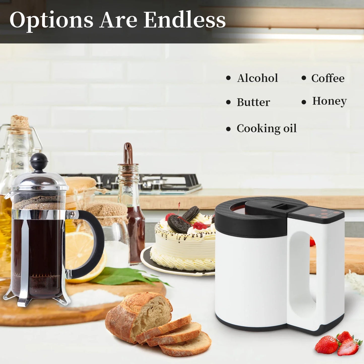 EnjoyHigh HerbAbility Decarboxylator & Infusion Machine – Herbal Oil and Tincture Maker for Easy Decarb & Oil Infusions