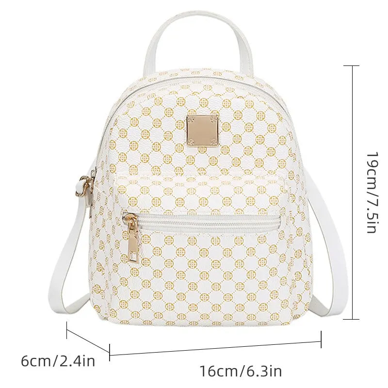 Classic Women’s Backpack – Fashionable School & Daily Shopping Bag for Girls