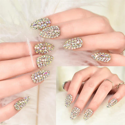 BORN PRETTY 10g Gel Nail Glue for Rhinestones - Super Adhesive, No Wipe Nail Gem Glue for 3D Crystals, Beads, Diamonds & Stickers