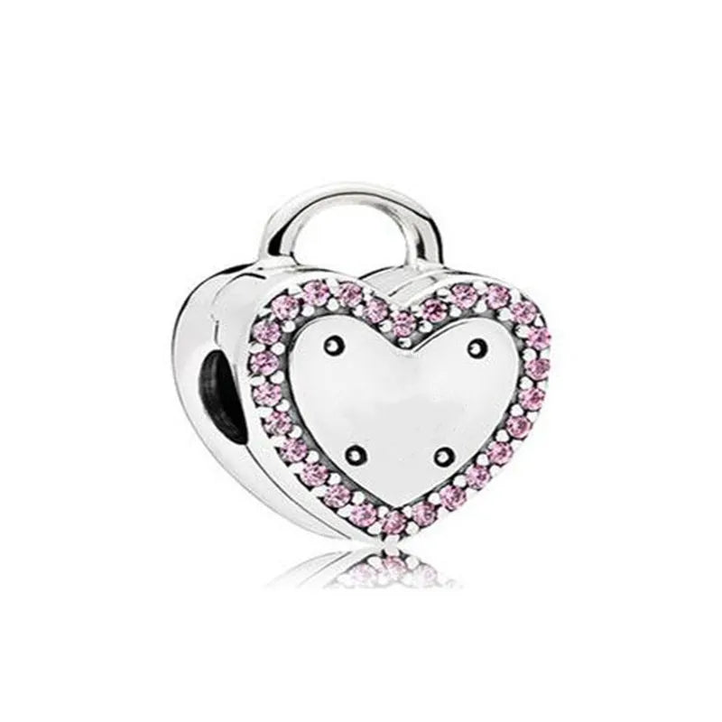 Europe 925 Silver Family Charm Pendant - Boy, Girl, Mom & Sisters Bead for Pandora Bracelet, Sparkling Dangle Jewelry
