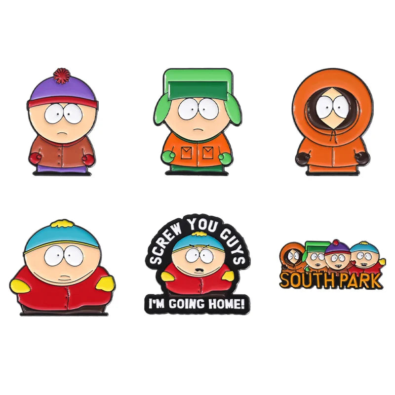 Cartoon Anime Character Enamel Pins – Cute Little Monk Brooches Lapel Badges, Funny Jewelry Gift for Friends