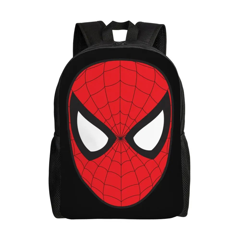 Custom Spider-Man Web Backpack – Water-Resistant School & College Bag for Men and Women