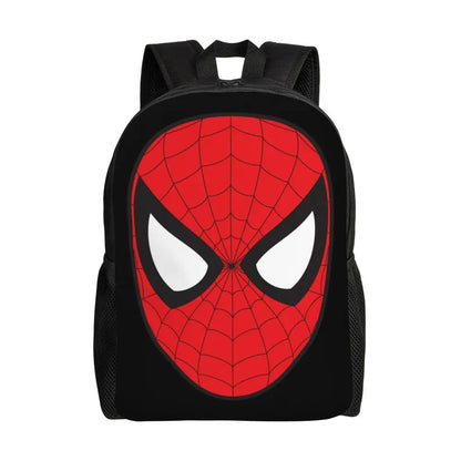 Custom Spider-Man Web Backpack – Water-Resistant School & College Bag for Men and Women